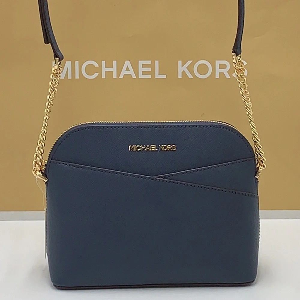 MICHAEL KORS JET SET TRAVEL DOME XCROSS XBODY NAVY COLOR